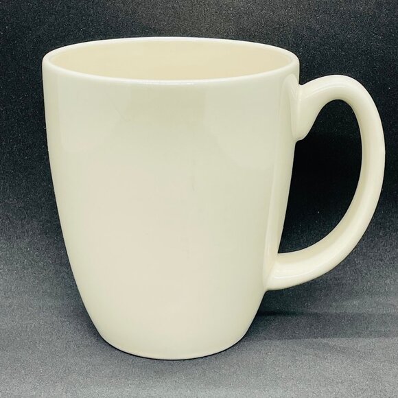 Set of 4 ~ CORELLE STONEWARE MUGS ~ Ivory, 4", 12 oz. - Picture 2 of 4